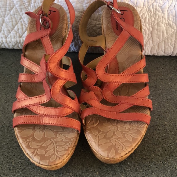 B.o.c. Orange wedge size 10 - Picture 2 of 7